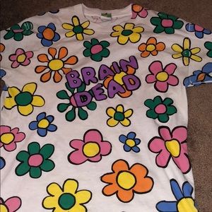 Brain dead flower shirt
